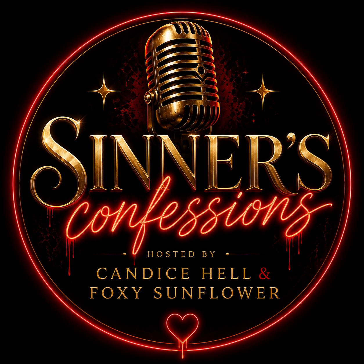 Sinner’s Confessions, hosted by Candice Hell en Foxy Sunflower